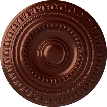 Ekena Millwork Artis Ceiling Medallion (Fits Canopies up to 6 7/8"), 15 3/4"OD x 1 3/8"P, Antique Copper CM15ARACS